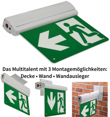 LED Fluchtwegleuchte NL-8 Multi