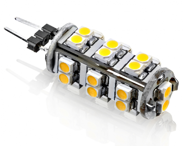 26 SMD G4 Strahler Warmweiß 12V - Unitedlight - LED Shop fuer Leuchtmittel  und LED Einbaustrahler