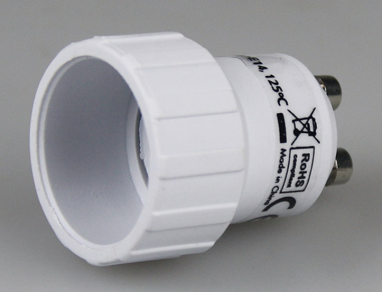 Lampenfassung Adapter Sockel GU10 auf E14 Fassung - Unitedlight